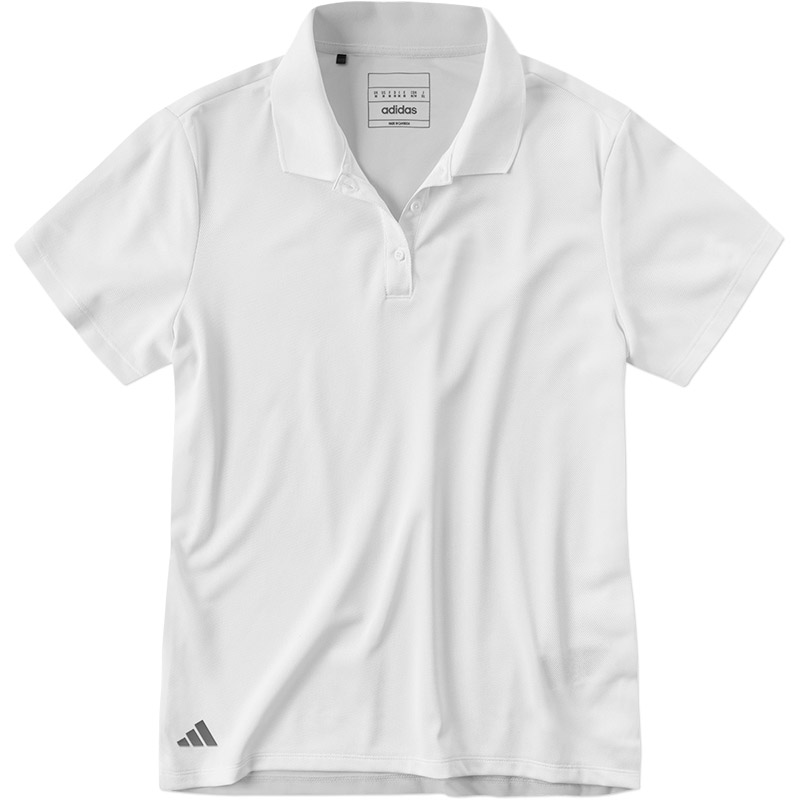 Adidas Ladies Basic Sport Polo - White
