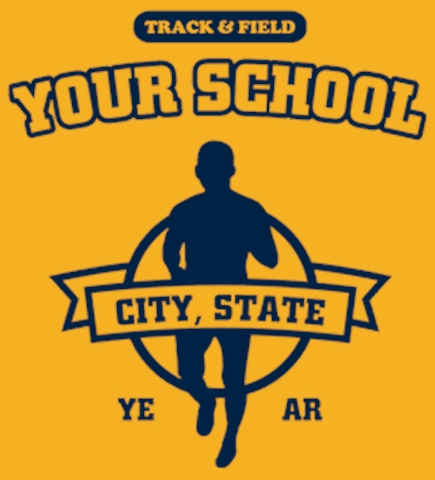 Track/Cross Country t-shirt design 15
