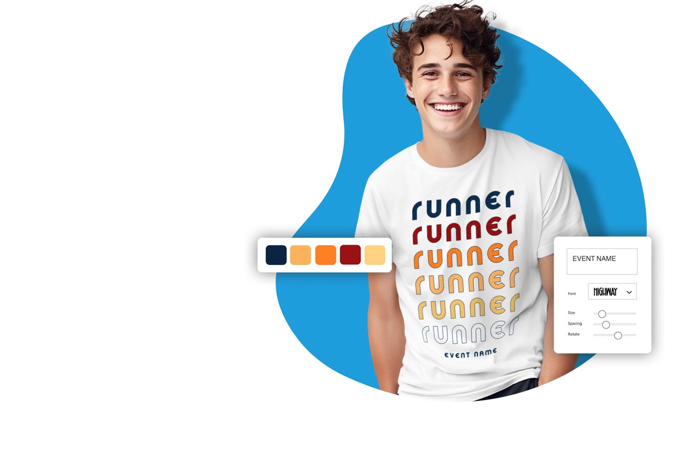 Create your own Marathon and Half Marathon Tees