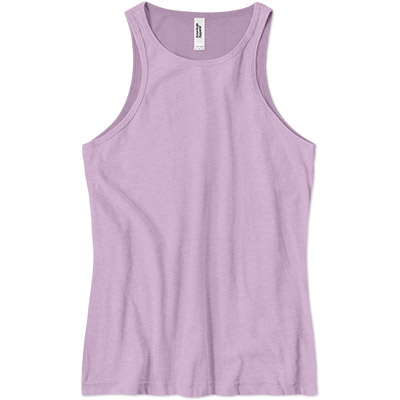 Ladies High Neck CVC Tank