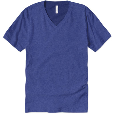 Canvas Short Sleeve V-Neck T-Shirt