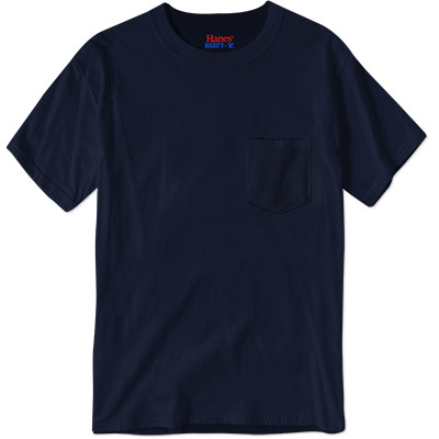 Hanes Beefy-T with Pocket