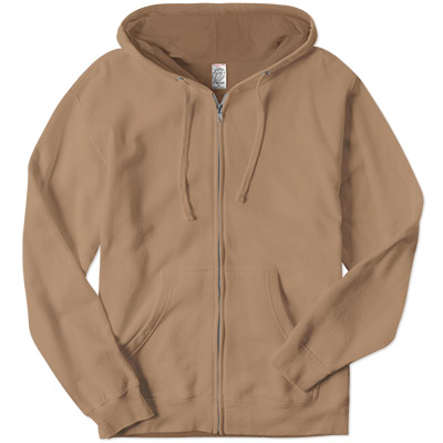 Midweight  Zip Up Hoodie