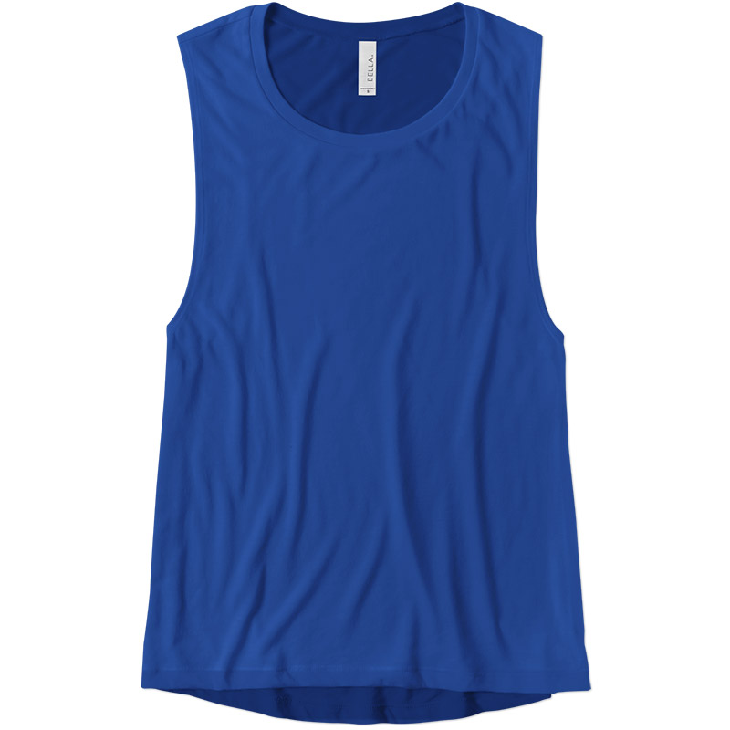 Bella Women's Flowy Muscle Tank - True Royal