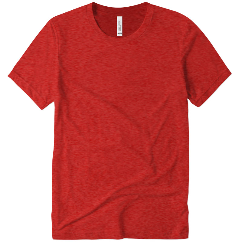 Canvas CVC Jersey T-Shirt - Heather Red