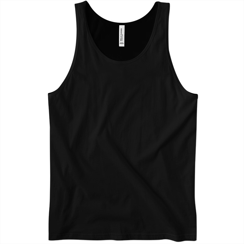 Canvas Jersey Tank - Black