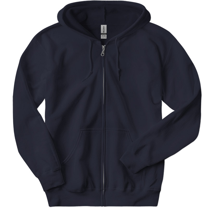 Gildan Heavy Blend Full-Zip Hoodie - Navy