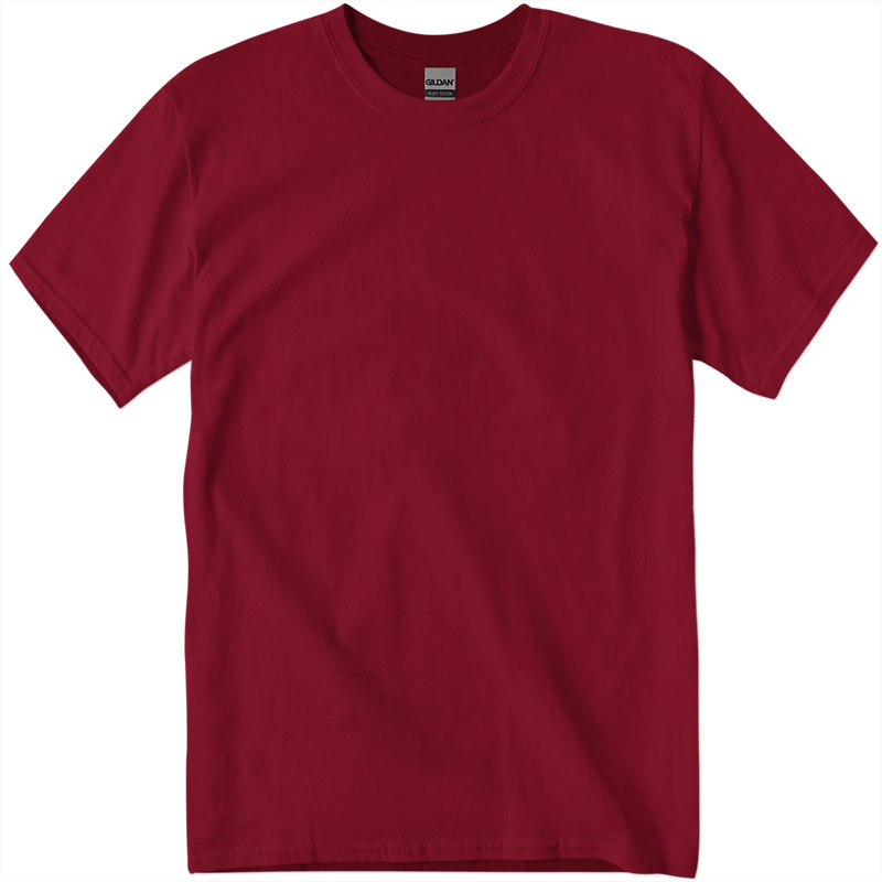 Gildan Cotton Tee - Cardinal Red