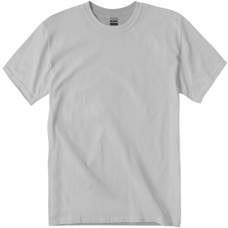 Gildan Cotton Tee - Ice Grey