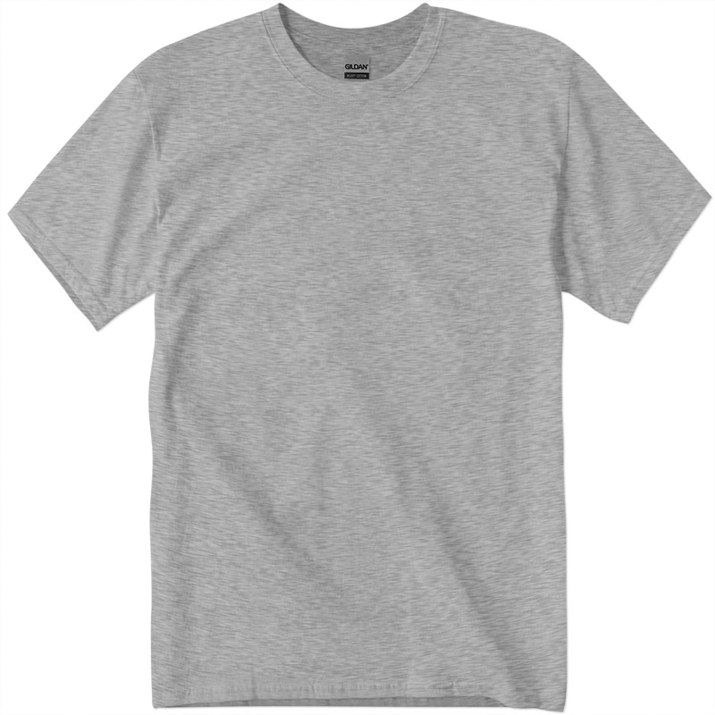 Gildan Cotton Tee - Sports Grey