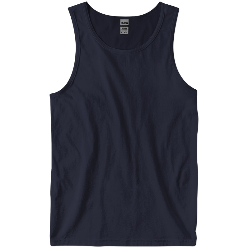 Gildan Cotton Tank - Navy