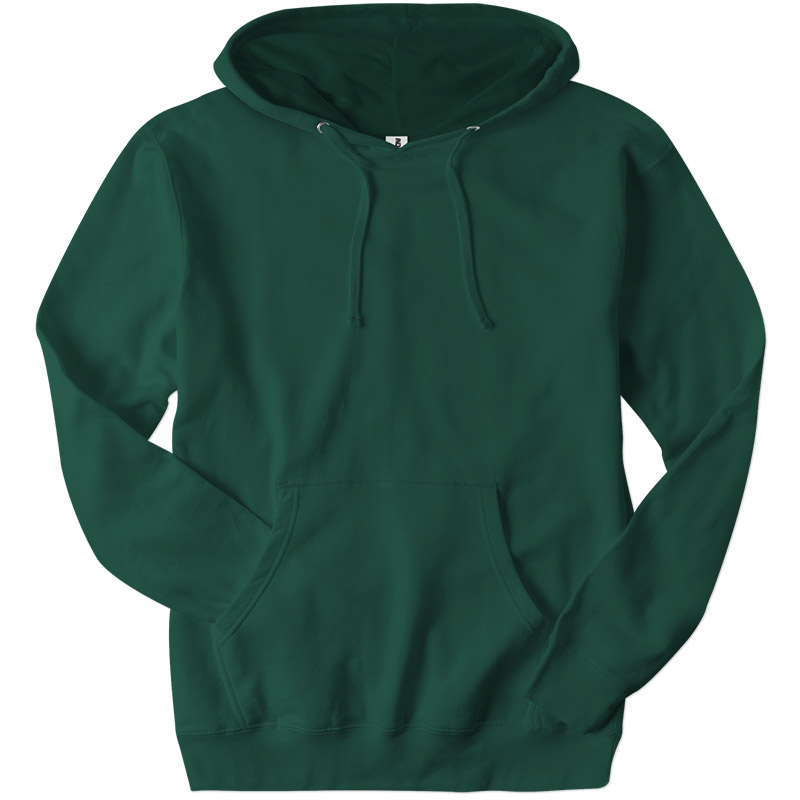 Independent Trading Midweight Pullover Hoodie - Forest Green