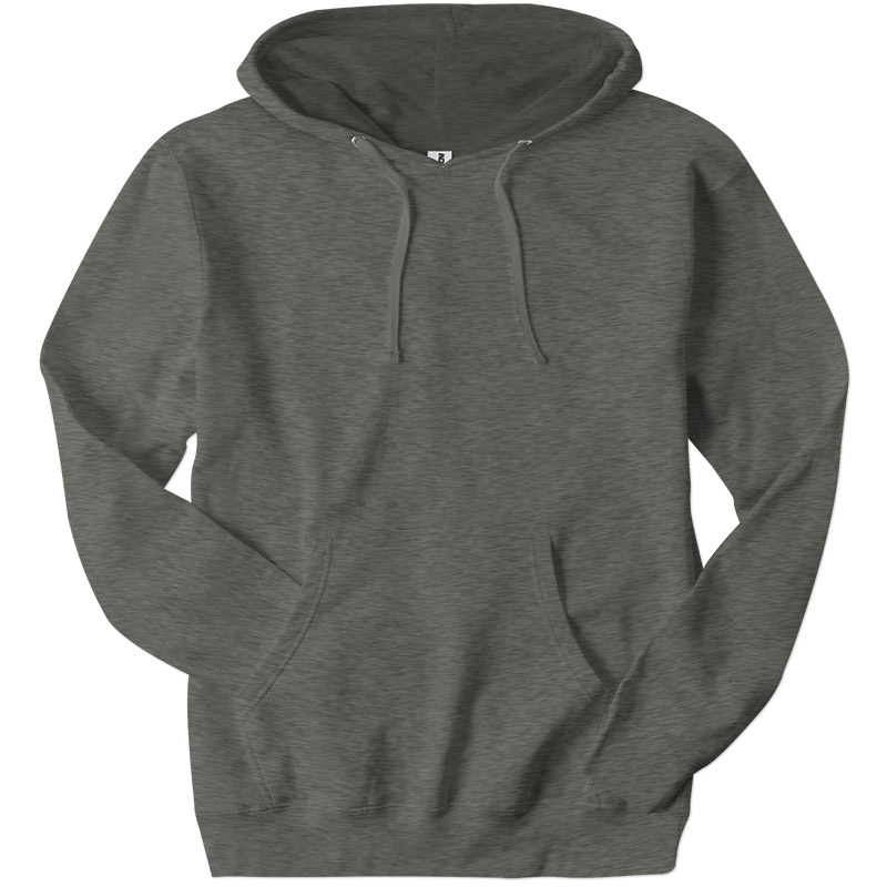 Independent Trading Midweight Pullover Hoodie - Gunmetal Heather