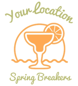 Create spring break t-shirts online at UberPrints.com