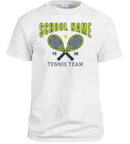 Custom Tennis T-Shirts - Design Shirts Online - UberPrints.com