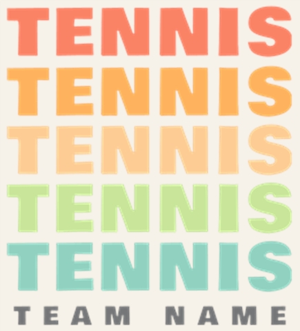 Tennis t-shirt design 16