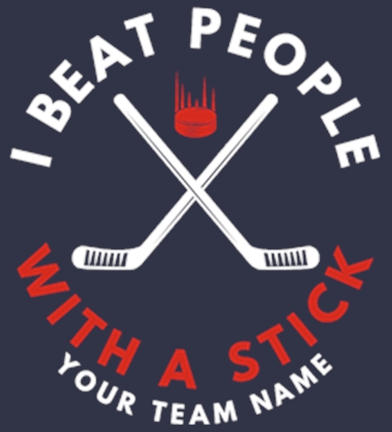 Hockey t-shirt design 3