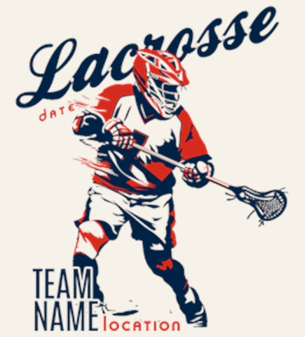 Lacrosse t-shirt design 24