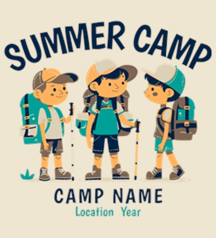 Summer Camp t-shirt design 18