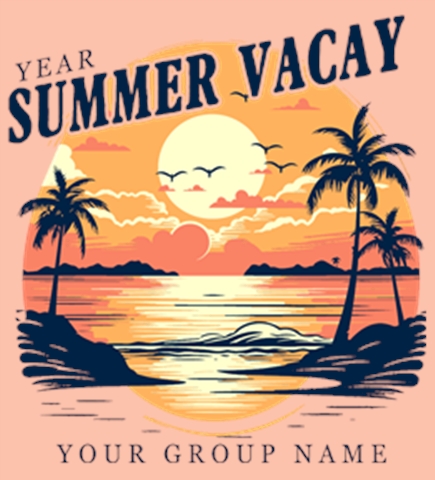 Vacation t-shirt design 23