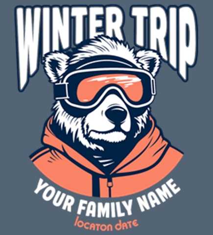 Ski t-shirt design 20
