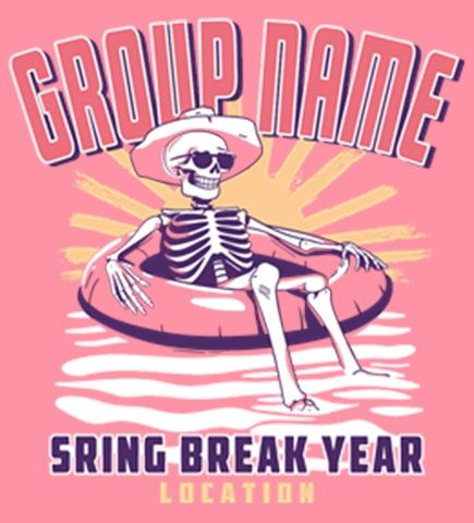 Spring Break t-shirt design 12