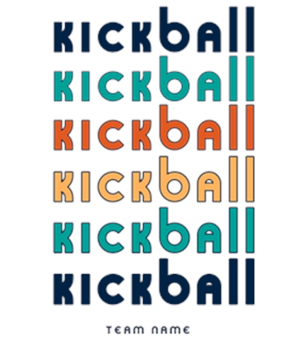 Kickball t-shirt design 2